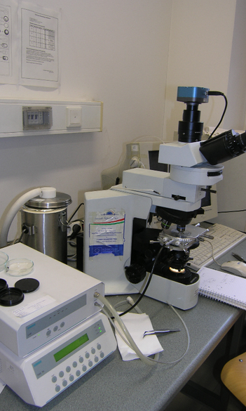 Fluidzárvány mikrotermometriai laboratórium
