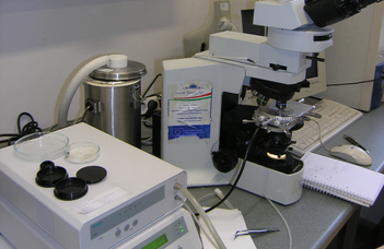 Fluidzárvány mikrotermometriai laboratórium